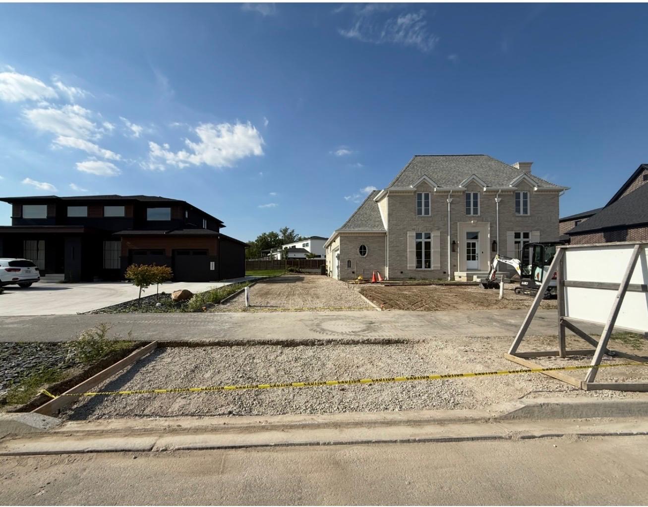 Damaged concrete surface before repair in Windsor Ontario